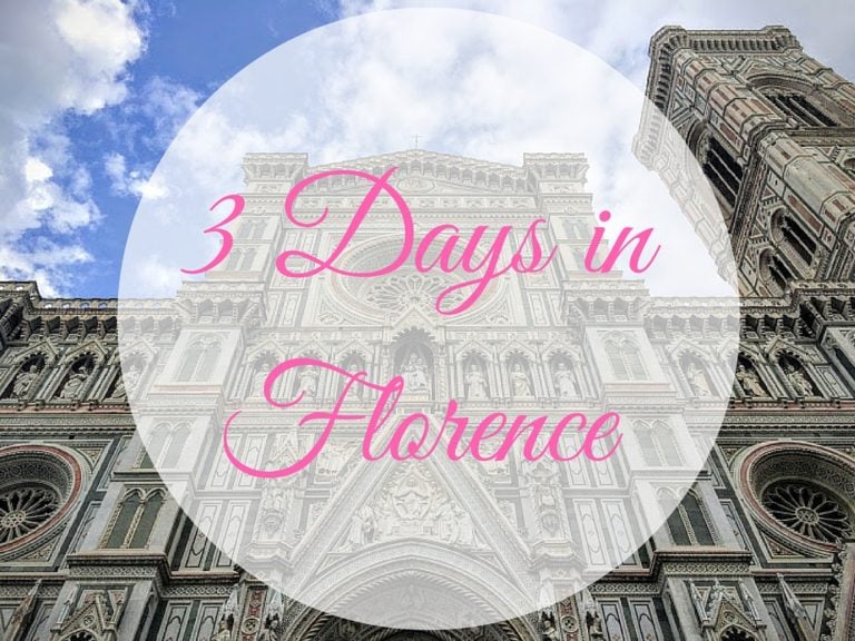 3 Days In Florence The Itinerary I Give My Friends Indiana Jo
